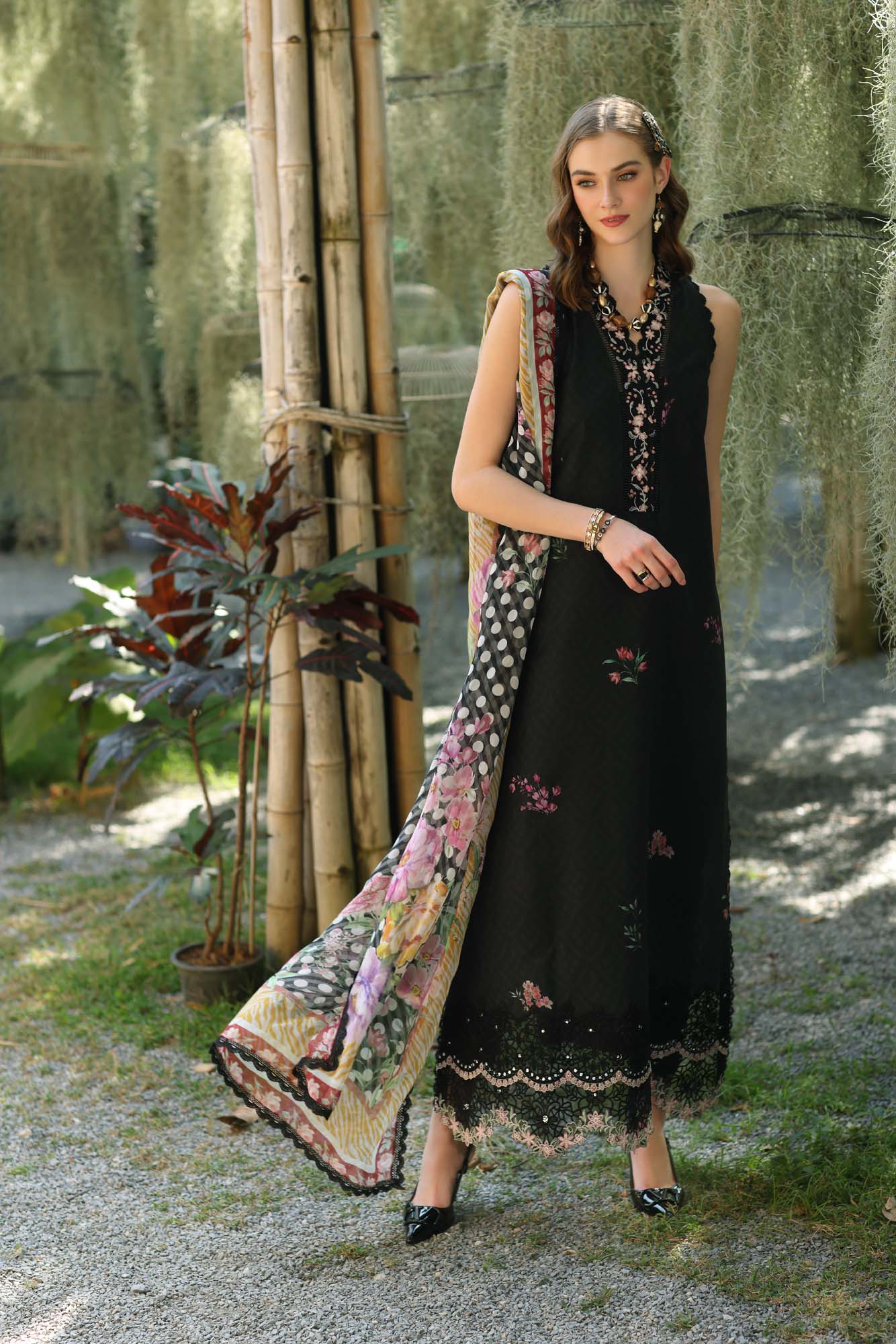 NOOR LUXE PRINTEDKARI D-10B