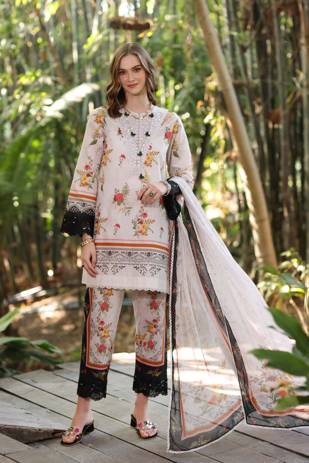 NOOR LUXE PRINTEDKARI D-4B