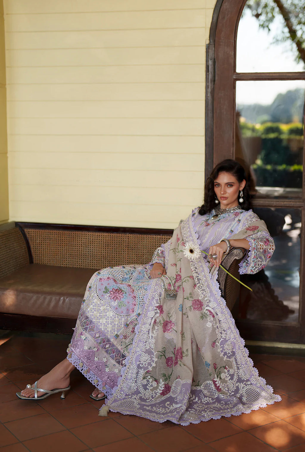 STITCHED BY CC AJR EVARA LUXURY LAWN ZAYA