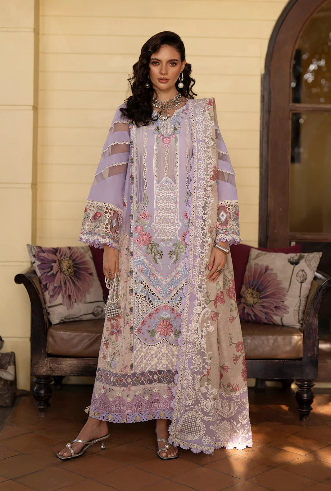 STITCHED BY CC AJR EVARA LUXURY LAWN ZAYA