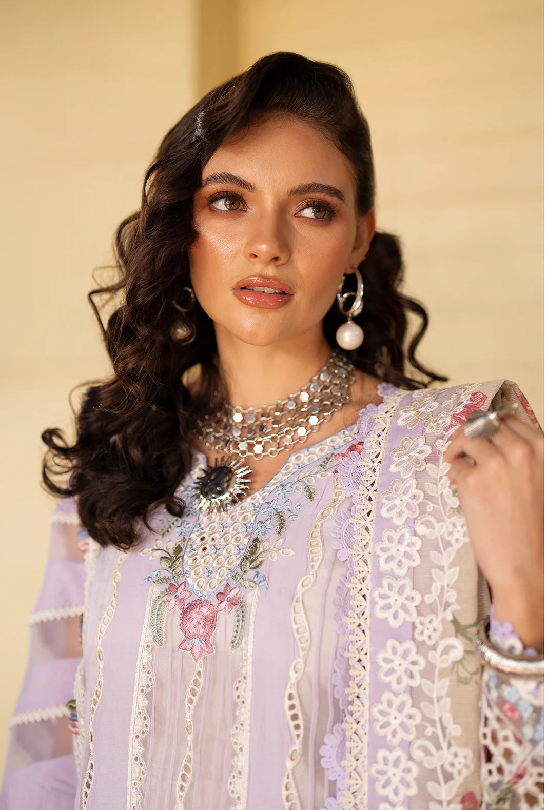 STITCHED BY CC AJR EVARA LUXURY LAWN ZAYA