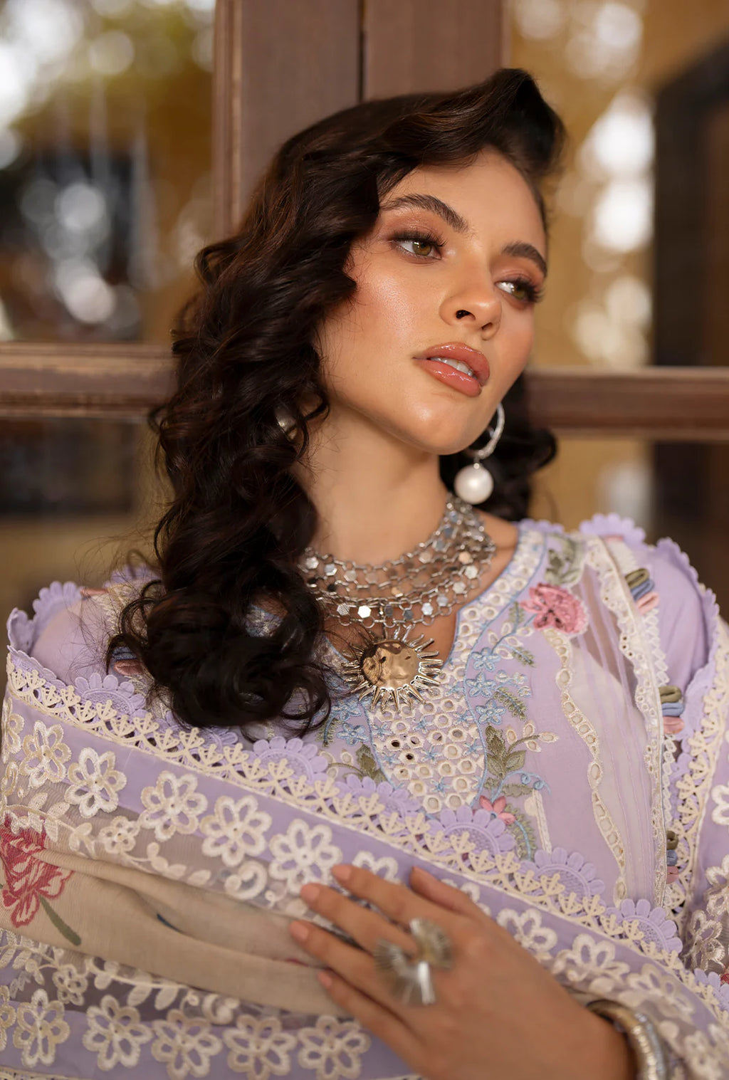 STITCHED BY CC AJR EVARA LUXURY LAWN ZAYA