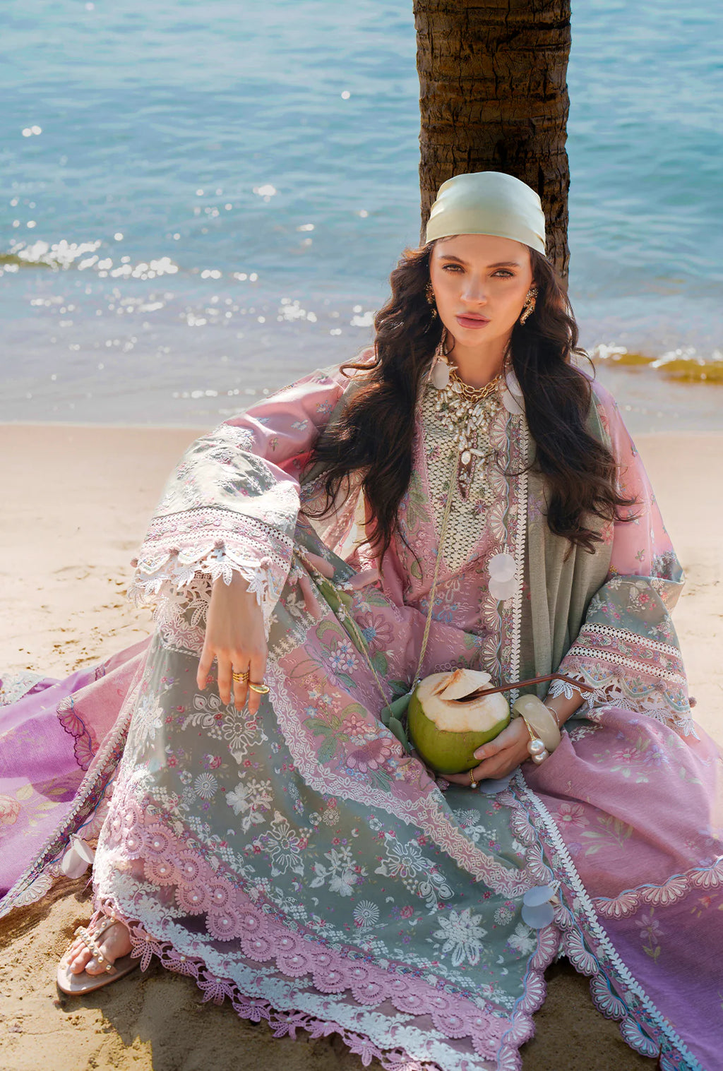 STITCHED BY CC AJR EVARA LUXURY LAWN NIVA 3PC