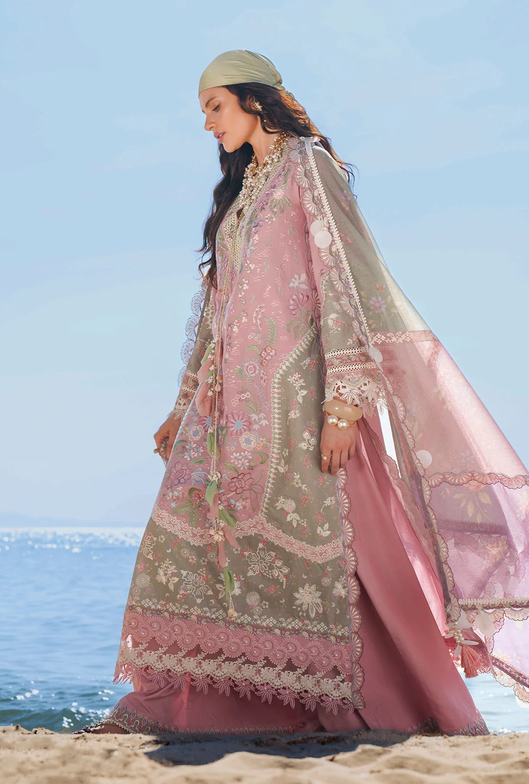 STITCHED BY CC AJR EVARA LUXURY LAWN NIVA 3PC