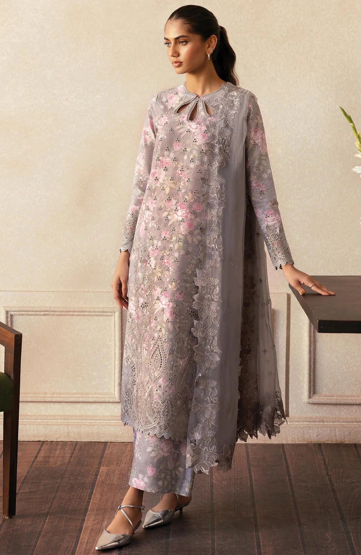 STITCHED BY CC WIND BRUSHED AFROZEH 3PC
