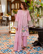STITCHED BY CC MUSHQ ASTORIA FESTIVE LAWN ARABIL 3PC
