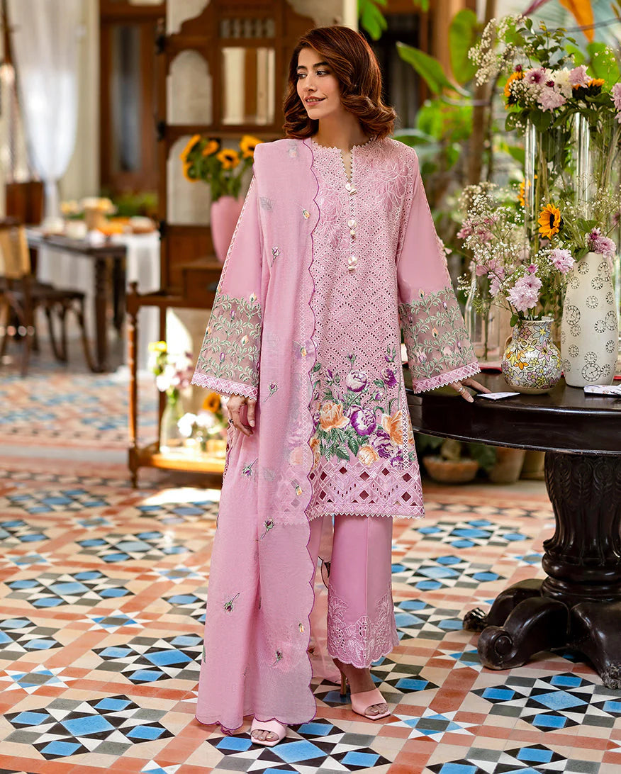 STITCHED BY CC MUSHQ ASTORIA FESTIVE LAWN ARABIL 3PC