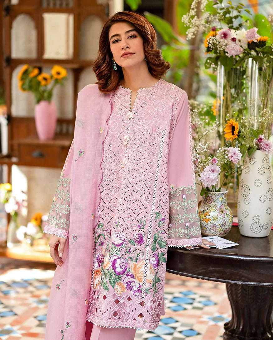 STITCHED BY CC MUSHQ ASTORIA FESTIVE LAWN ARABIL 3PC