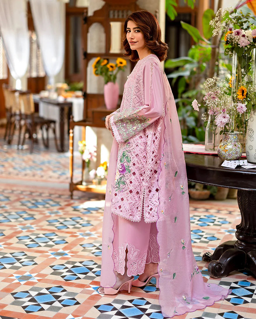 STITCHED BY CC MUSHQ ASTORIA FESTIVE LAWN ARABIL 3PC
