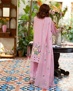 STITCHED BY CC MUSHQ ASTORIA FESTIVE LAWN ARABIL 3PC