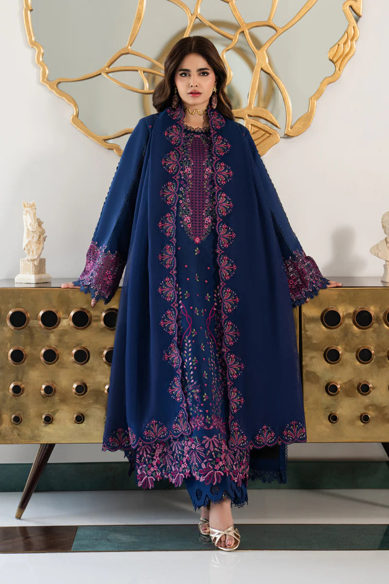 STITCHED BY CC RANG RASIYA CARNATION ARIA 3PC ( SLEVELESS )
