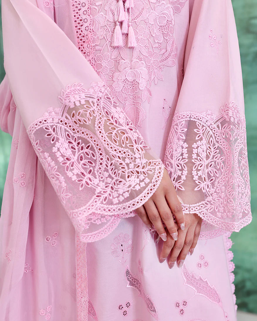 ROHEENAZ VEIL OF SUMMER CHIKANKARI AURORA LIGHT