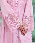 ROHEENAZ VEIL OF SUMMER CHIKANKARI AURORA LIGHT