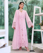 ROHEENAZ VEIL OF SUMMER CHIKANKARI AURORA LIGHT