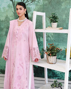 ROHEENAZ VEIL OF SUMMER CHIKANKARI AURORA LIGHT