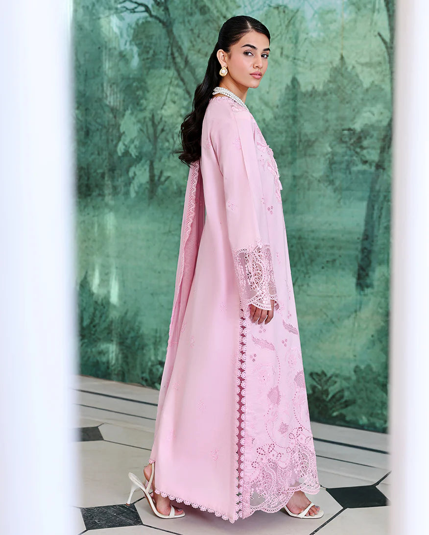 ROHEENAZ VEIL OF SUMMER CHIKANKARI AURORA LIGHT