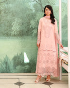 ROHEENAZ VEIL OF SUMMER CHIKANKARI AZURE ELAN