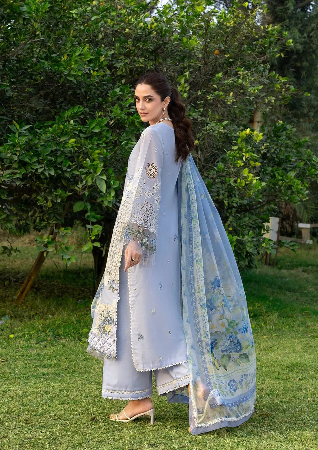 STITCHED BY CC ELAF PREMIUM LUXURY LAWN ELY-12 3PC