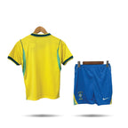 Brazil Kids Jersey Home Fan Version