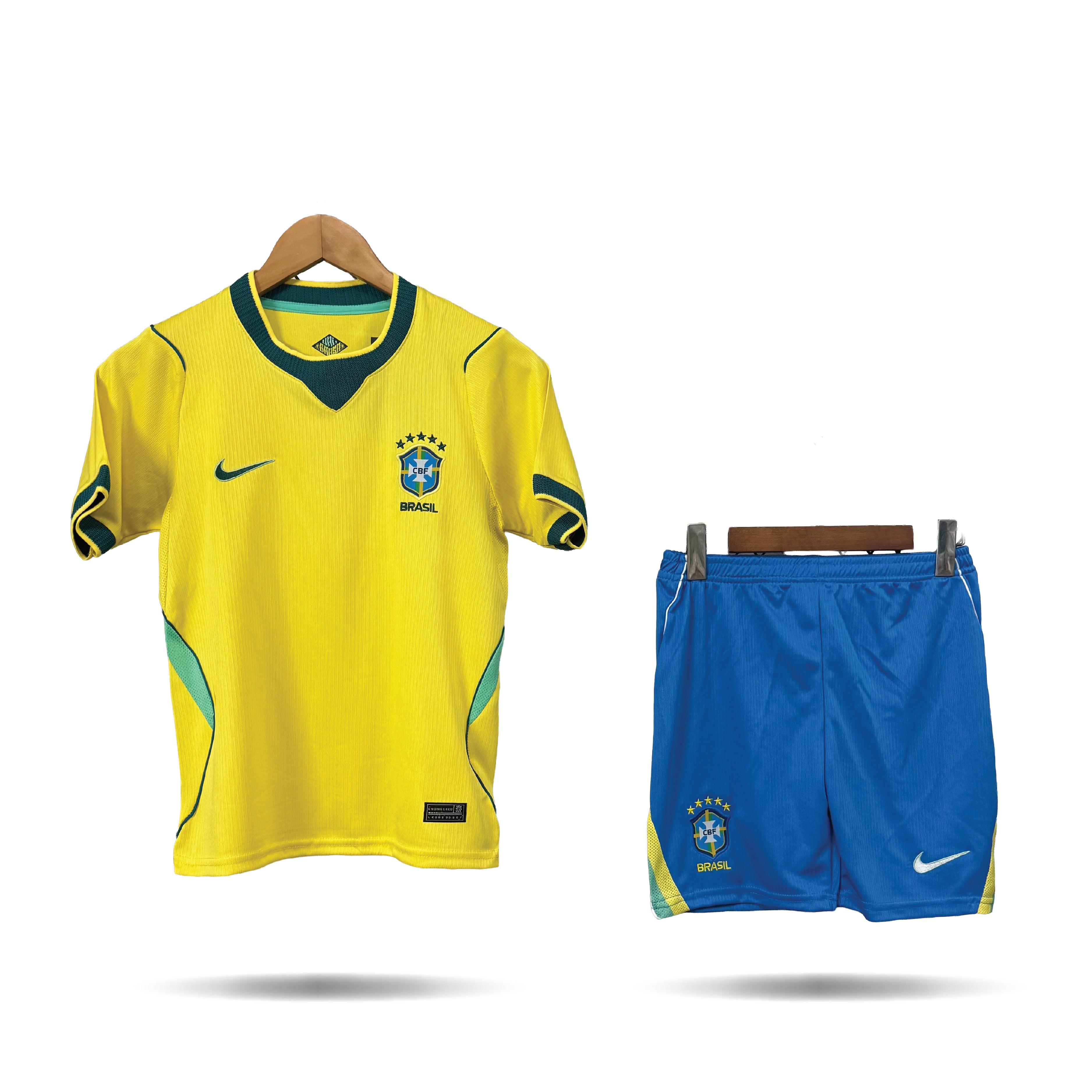 Brazil Kids Jersey Home Fan Version