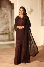 AZURE FESTIVE COCOA DRAPE