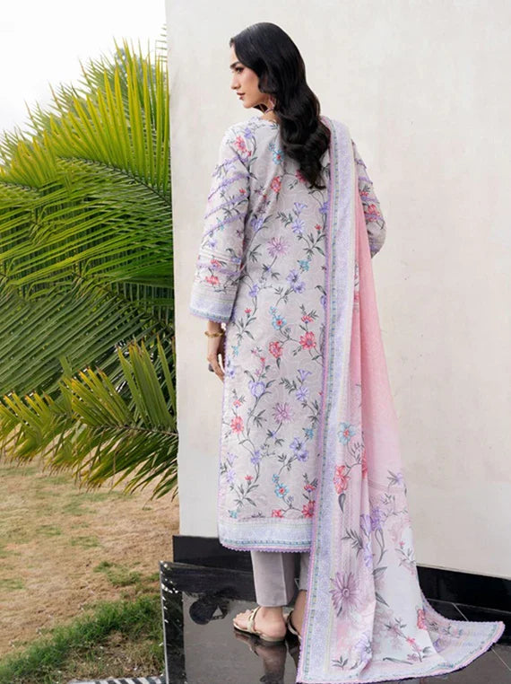 CORAL GARDENIA PRINTED LAWN  CG-06