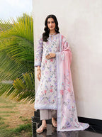CORAL GARDENIA PRINTED LAWN  CG-06