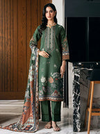 CORAL GARDENIA PRINTED LAWN  CG-02