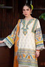 SAIRA RIZWAN LAANEM UNSTITCHED AZURA-A
