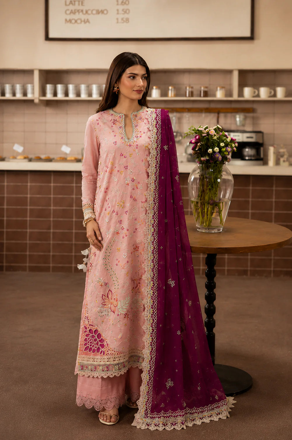 AYZEL BREWED LUXURY LAWN CARAMELIA