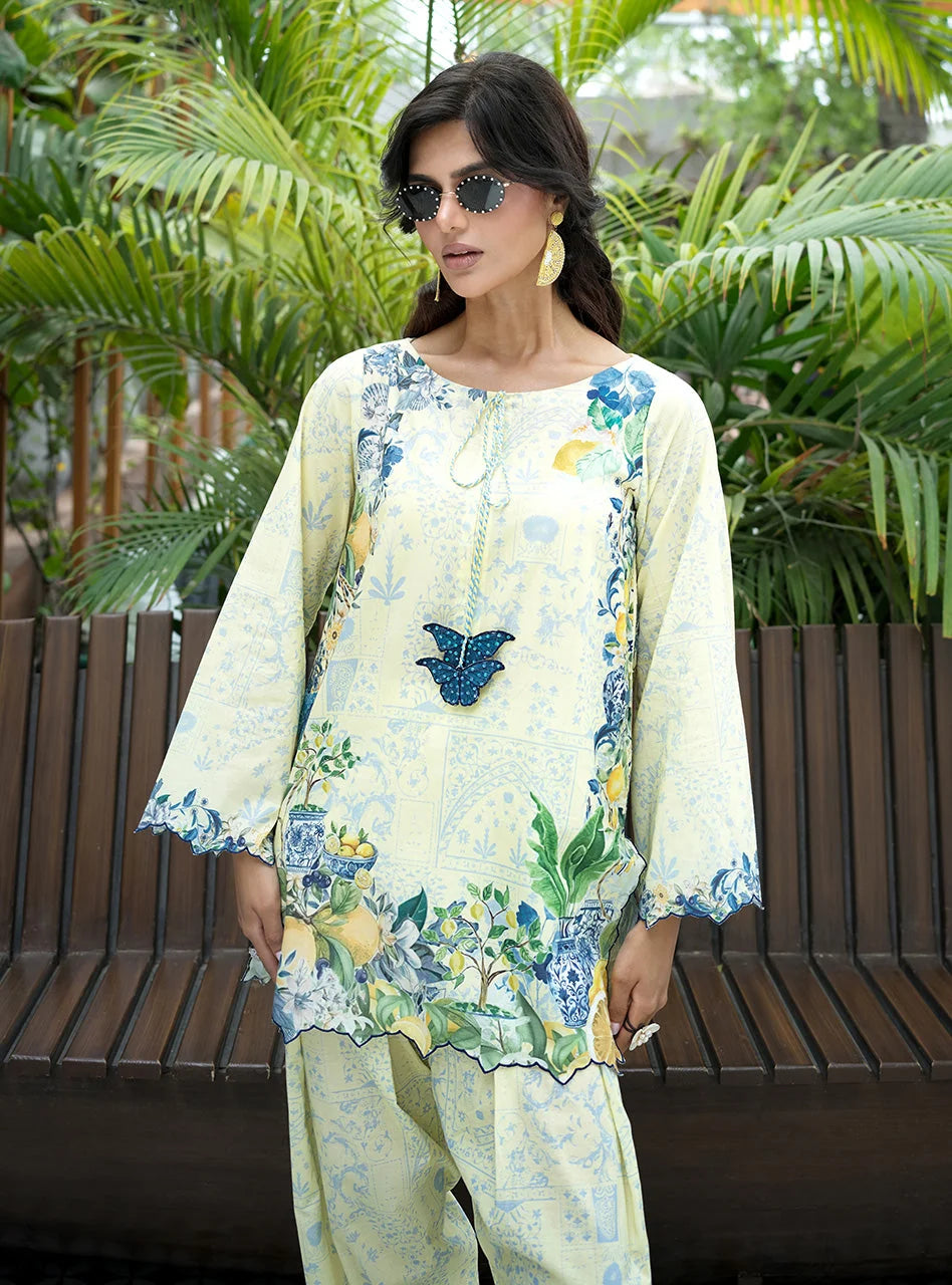ZAINAB CHOTTANI CITRUS SATIN 2PC