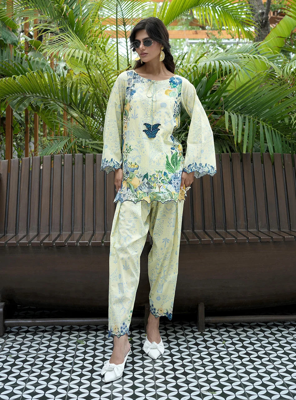 ZAINAB CHOTTANI CITRUS SATIN 2PC