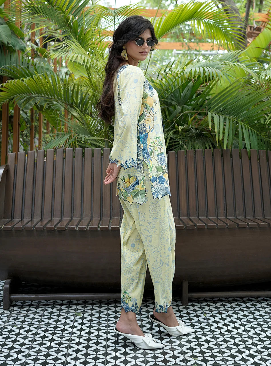 ZAINAB CHOTTANI CITRUS SATIN 2PC