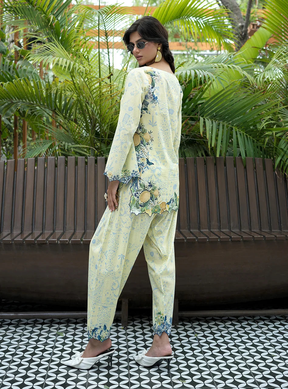 ZAINAB CHOTTANI CITRUS SATIN 2PC