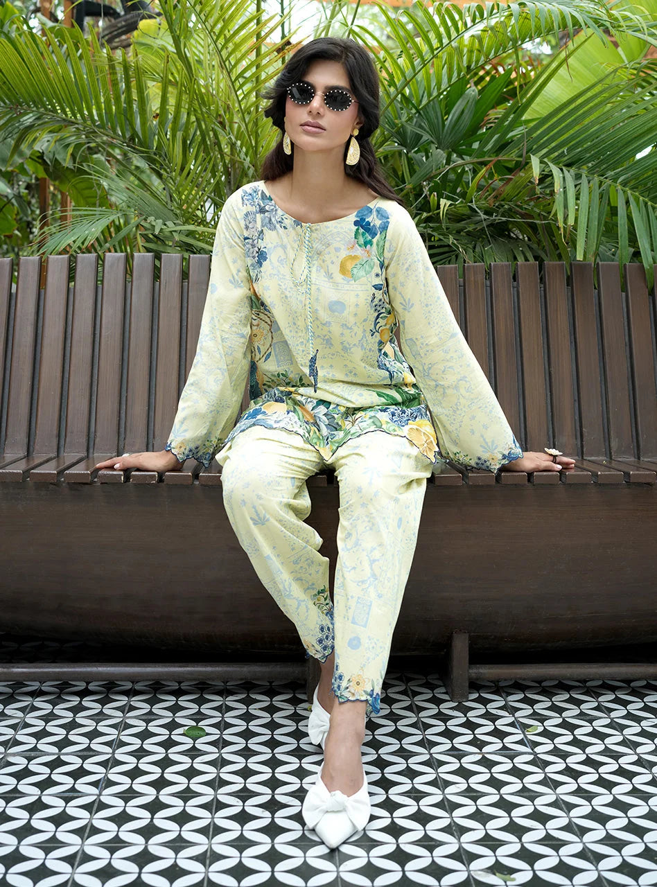 ZAINAB CHOTTANI CITRUS SATIN 2PC