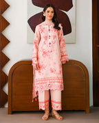 ROHEENAZ SUNLIT TALES PRINTED CORAL WHISPER