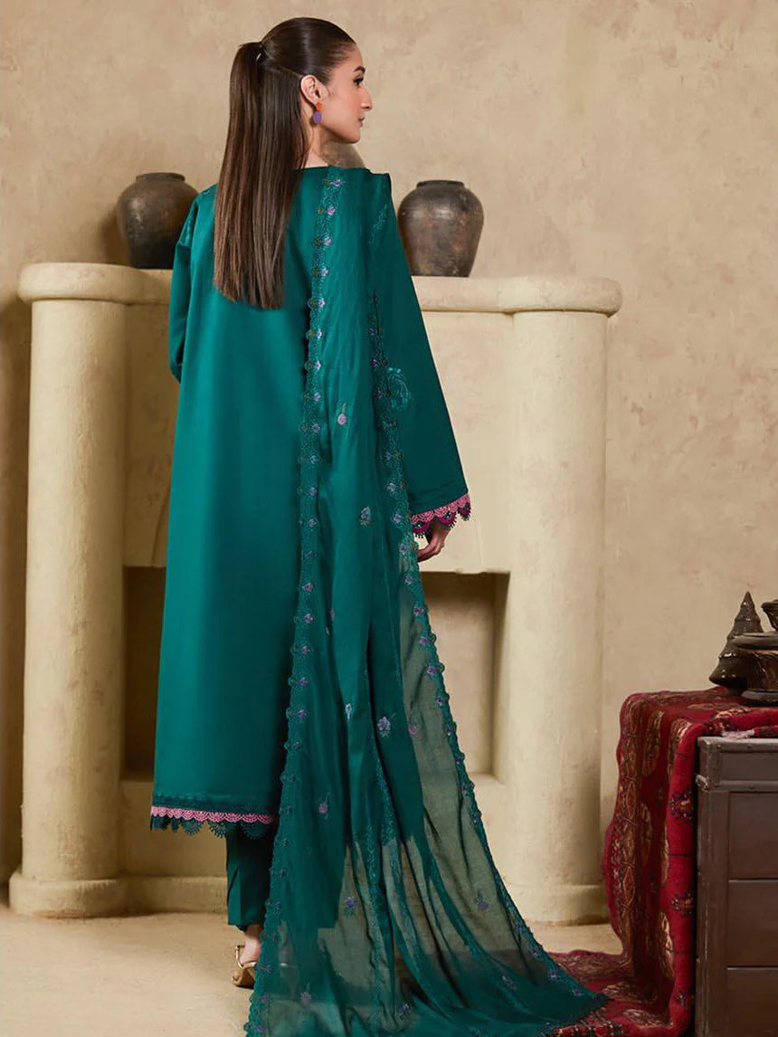 STITCHED BY CC RAHA RAJBARI PREMIUM SUMMER D-05 3PC
