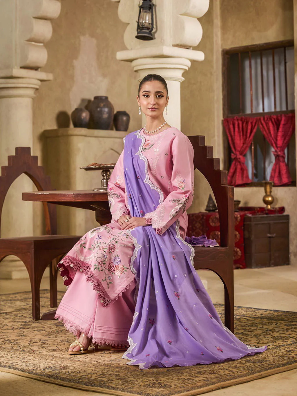 STITCHED BY CC RAHA RAJBARI PREMIUM SUMMER D-08 3PC