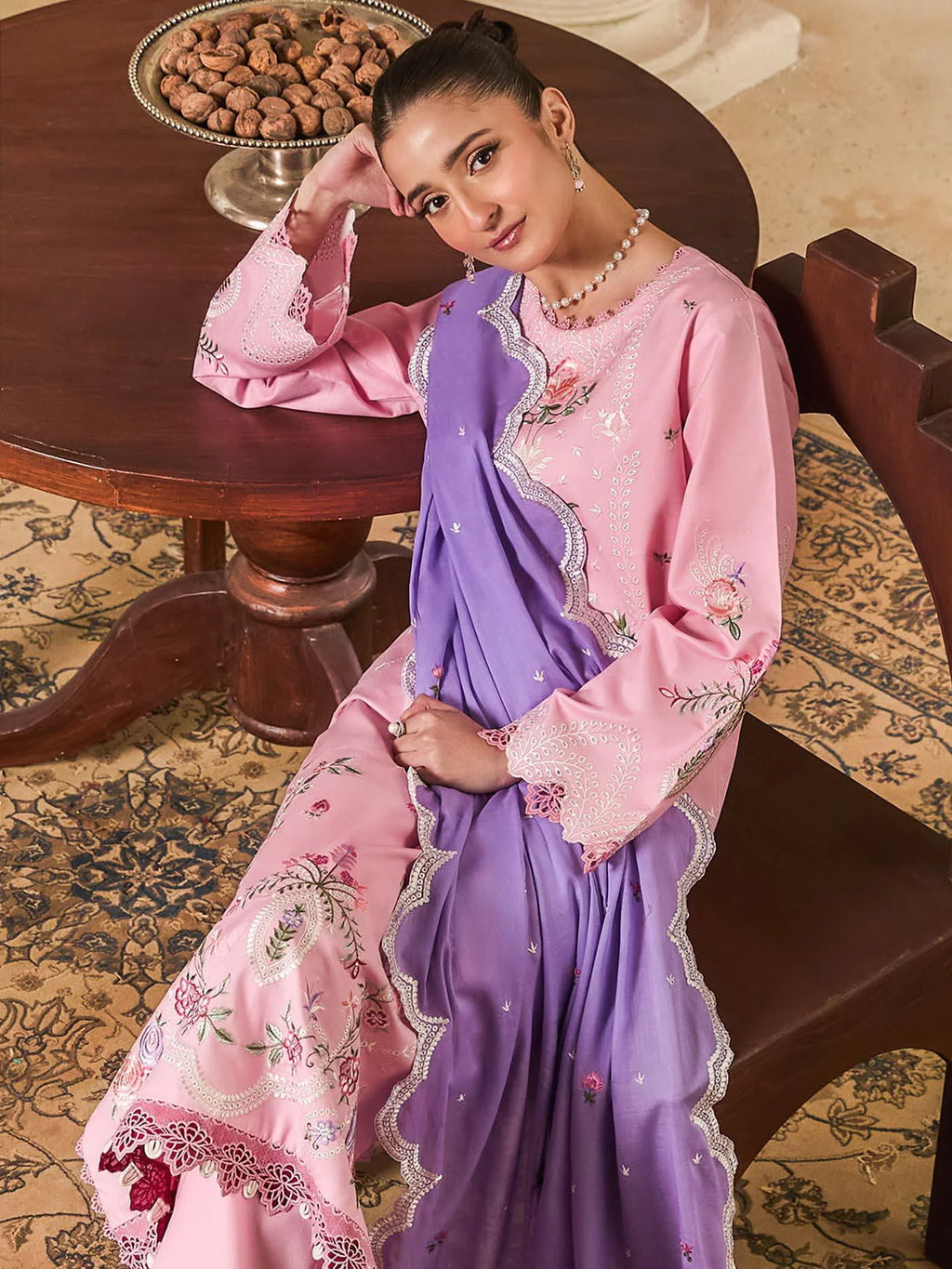STITCHED BY CC RAHA RAJBARI PREMIUM SUMMER D-08 3PC