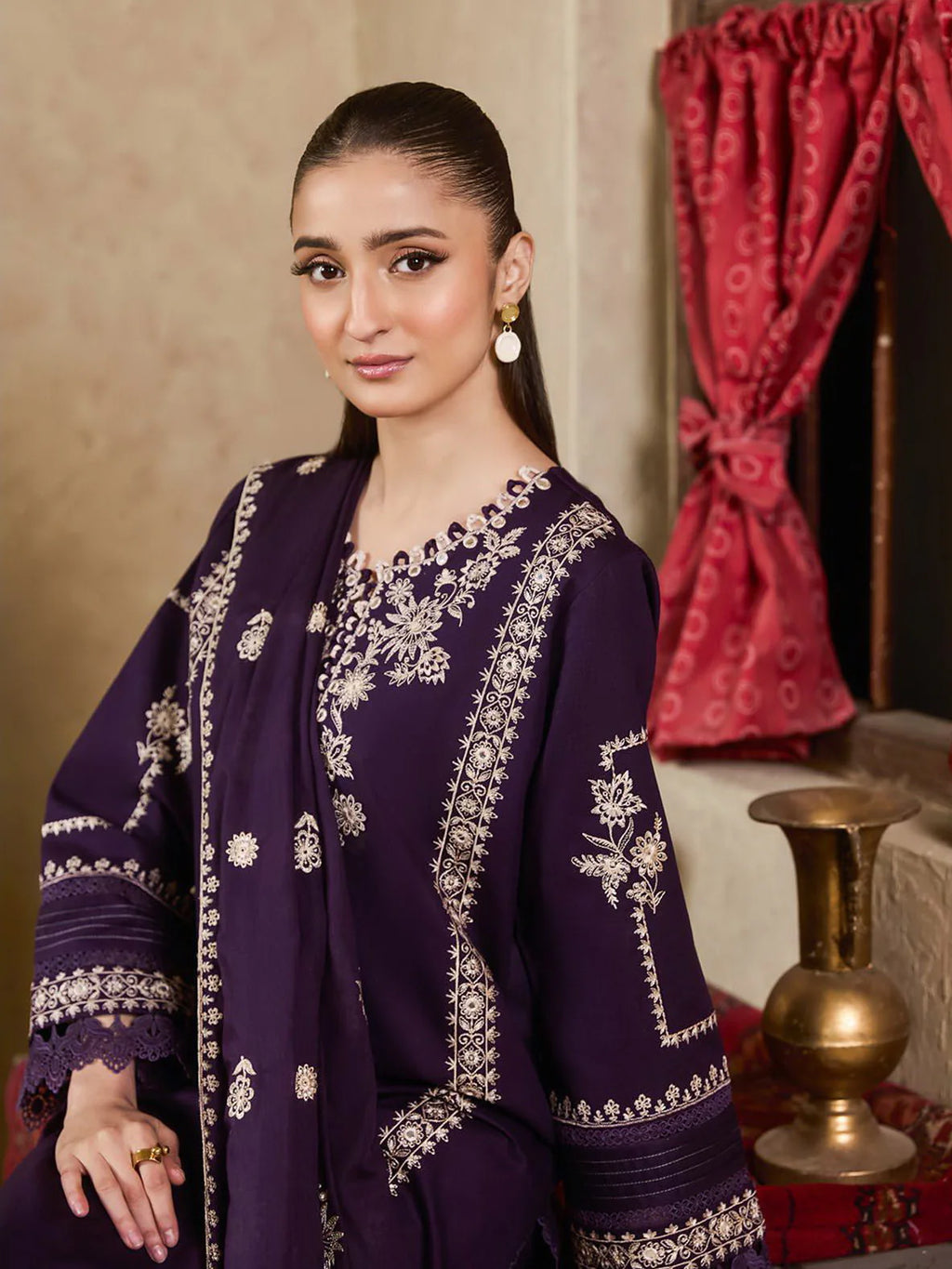 STITCHED BY CC RAHA RAJBARI PREMIUM SUMMER D-09 3PC