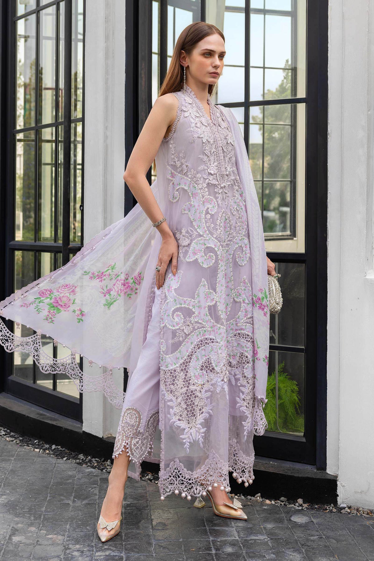 STITCHED BY CC MARIA B LAWN D-12 3PC
