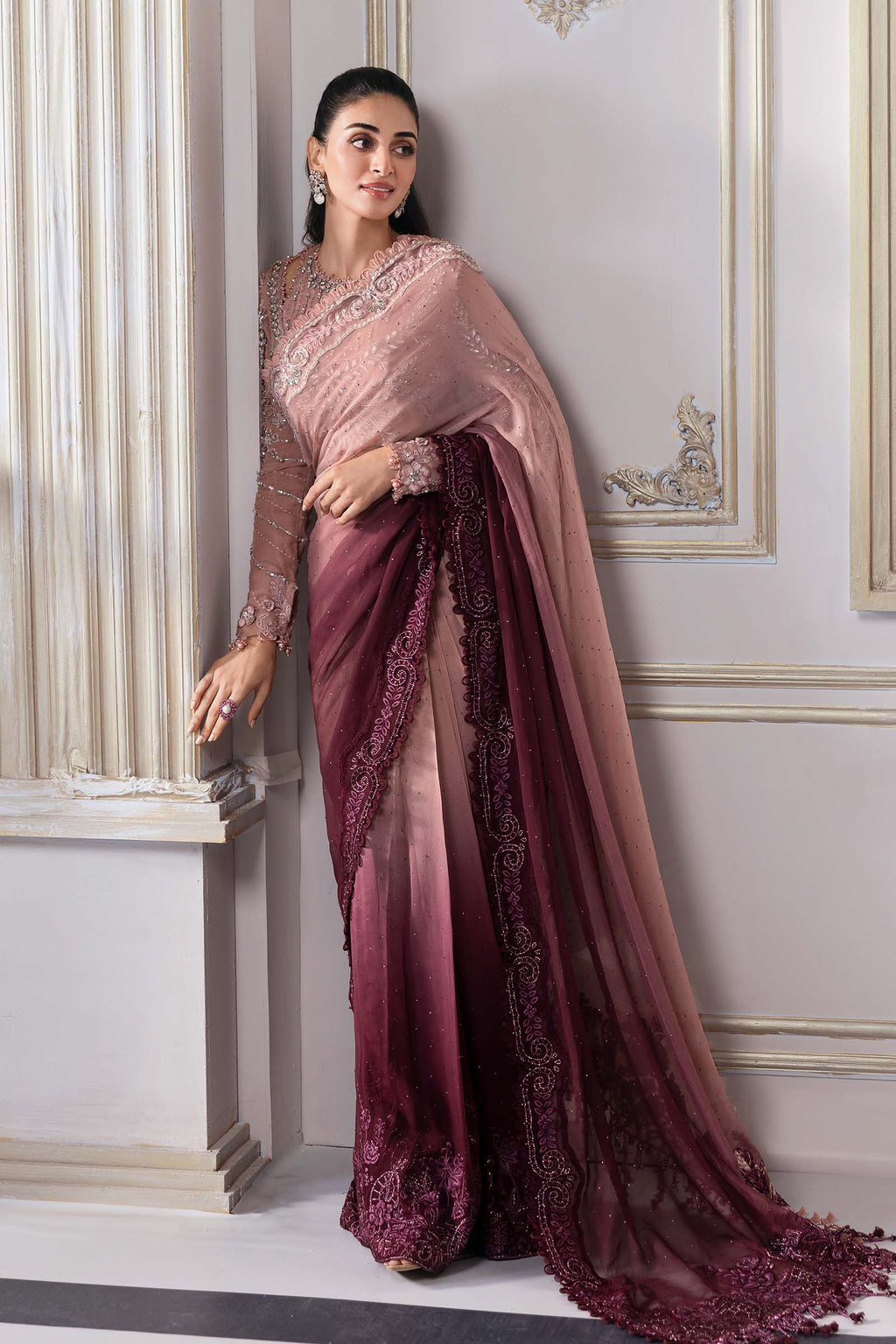 MARIA B MBROIDERED BD-3001