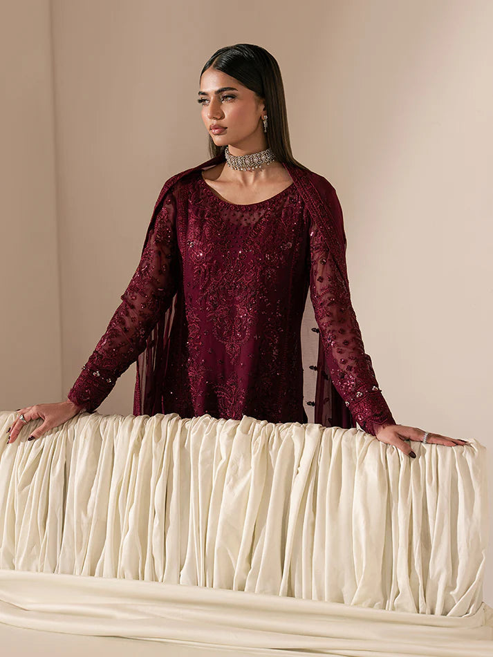 GULAAL EMROIDERED CHIFFON D-39