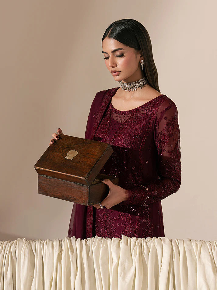 GULAAL EMROIDERED CHIFFON D-39