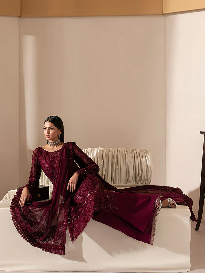 GULAAL EMROIDERED CHIFFON D-39