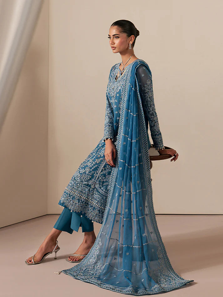 GULAAL EMROIDERED CHIFFON D-40