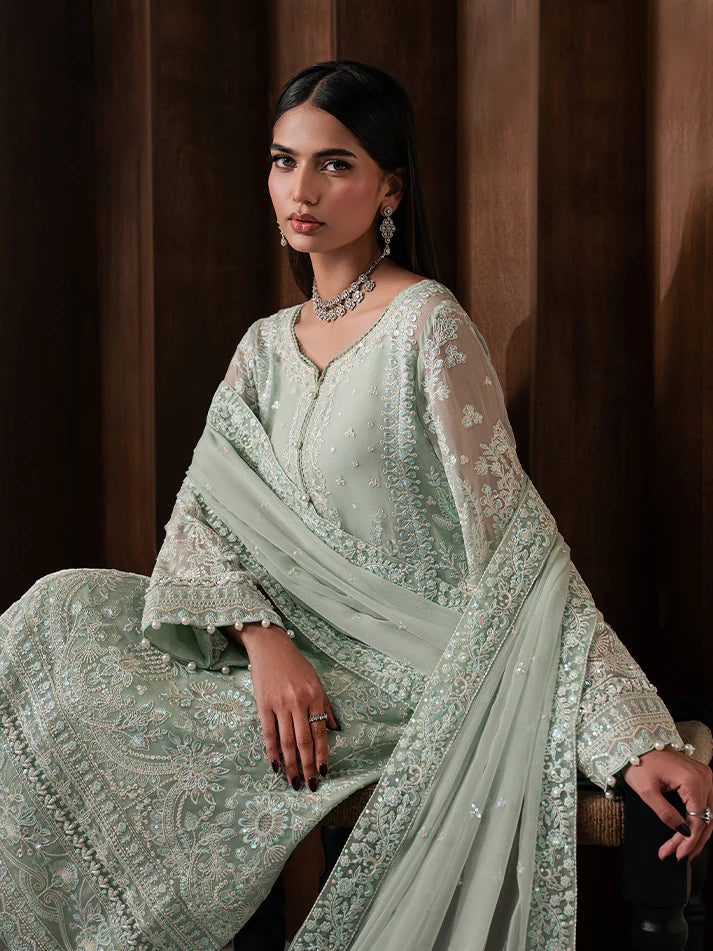 GULAAL EMROIDERED CHIFFON D-42