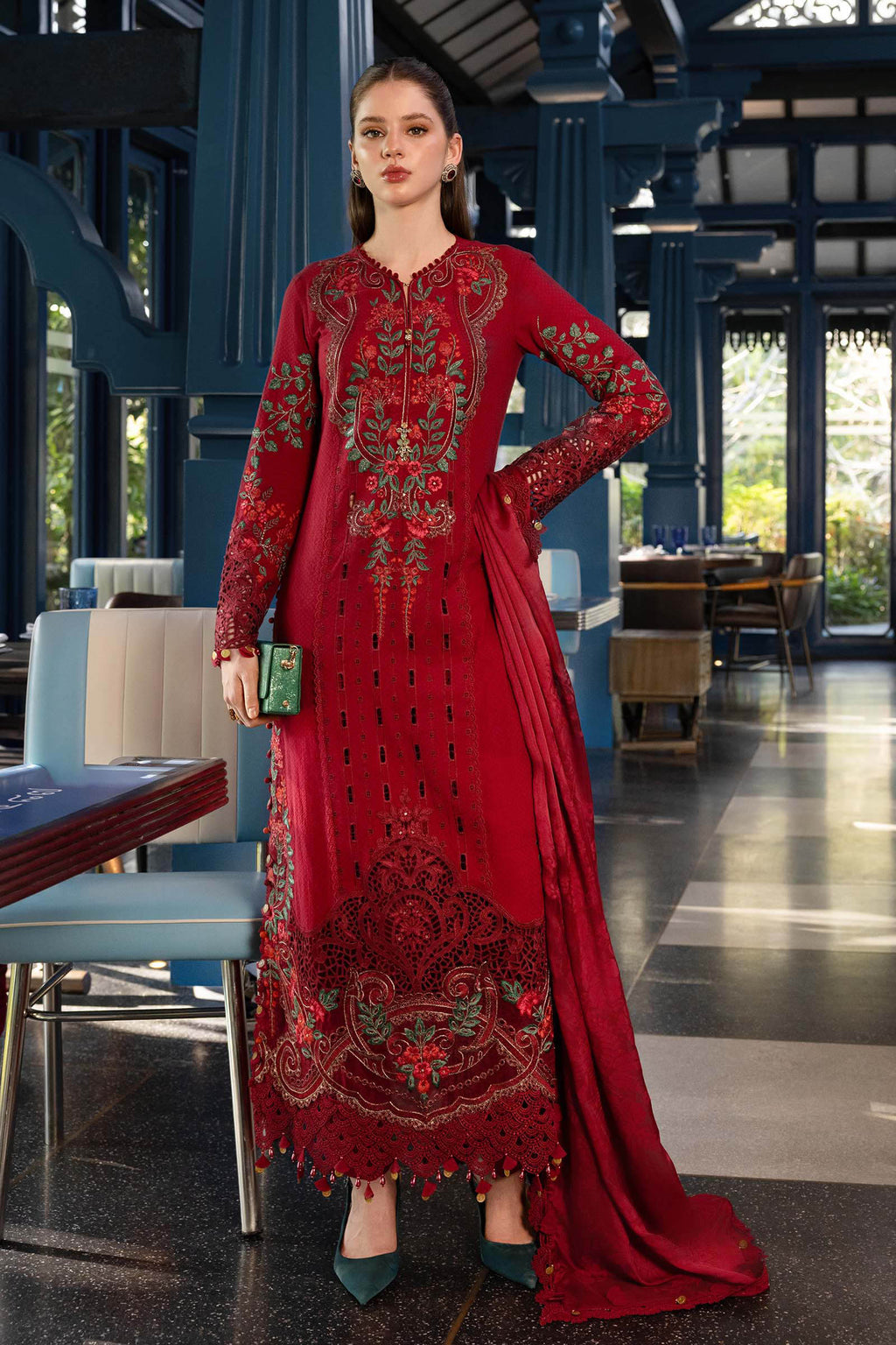 STITCHED BY CC MARIA B LAWN D-05 3PC