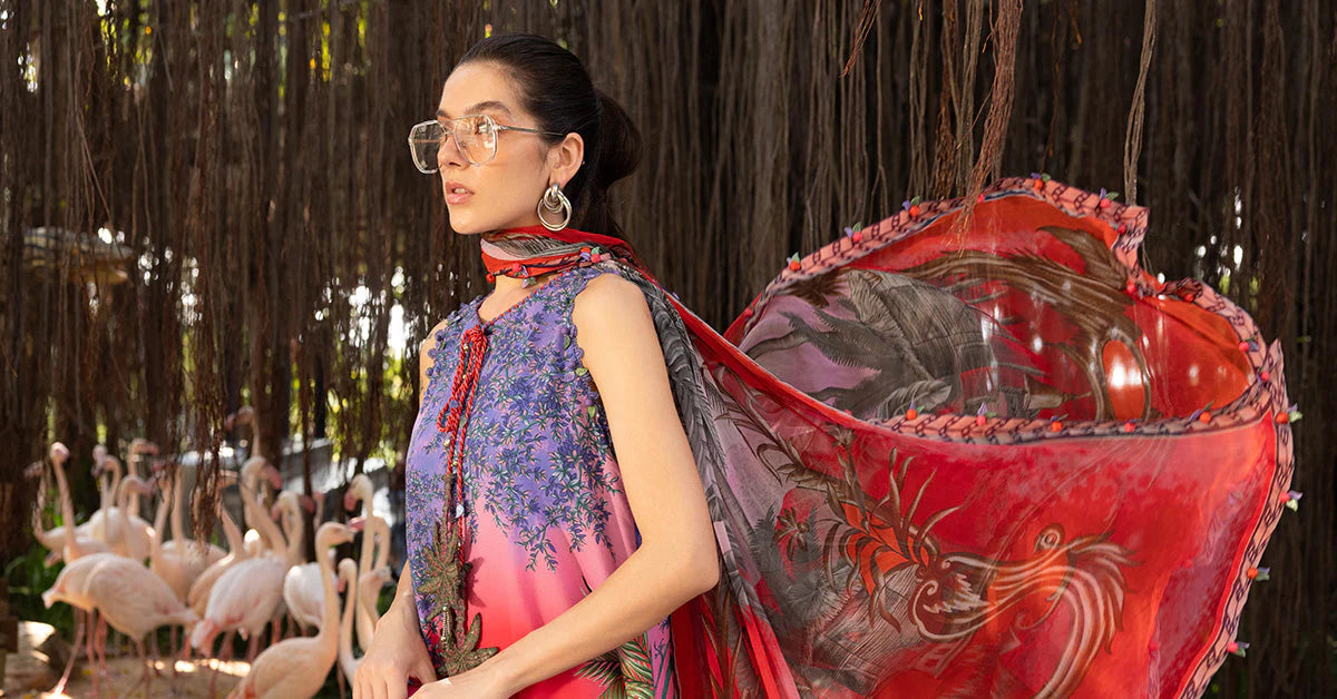 STITCHED BY CC D-07B M PRINTS 3PC