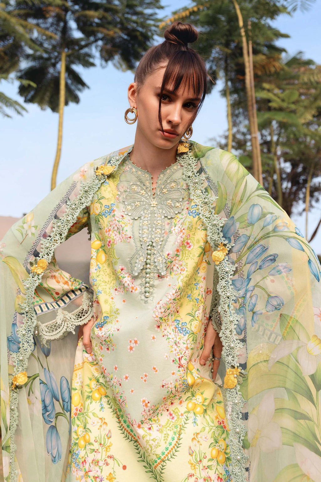 STITCHED BY CC MARIA B M PRINTS D-08B 3PC